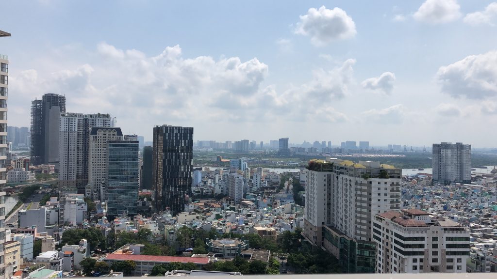 Skyline view of Ho Chi Minh City