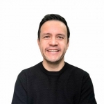 Profile picture in black and white of Pablo Peña Alegria